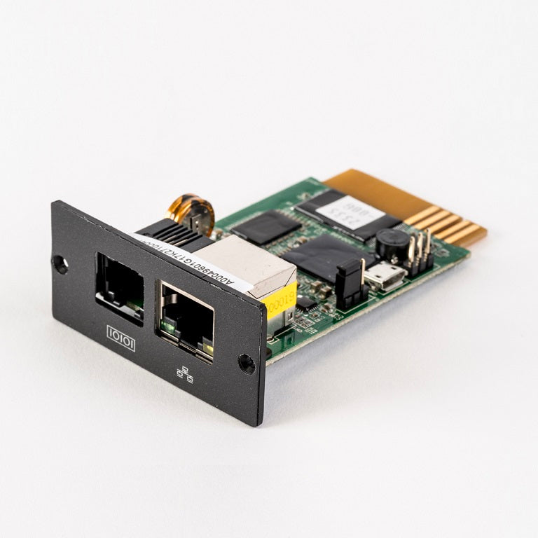 PowerShield Simple Network Management Protocol (SNMP) Comms Card V4 with EMD Port, enhances network management and monitoring PowerShield Simple Network Management Protocol (SNMP) Comms Card V4 with EMD Port, enhances network management and monitoring